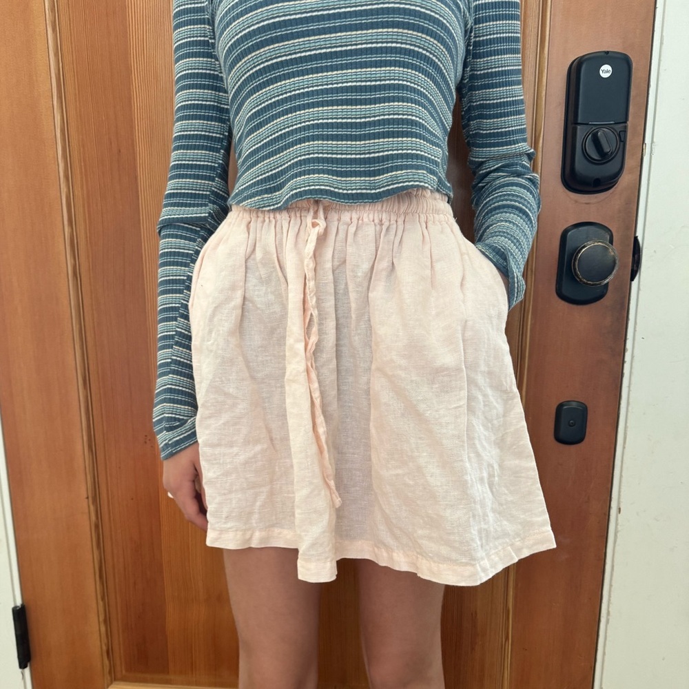 Olivier London linen skirt